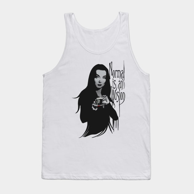 Morticia Addams Tank Top by DesignCat